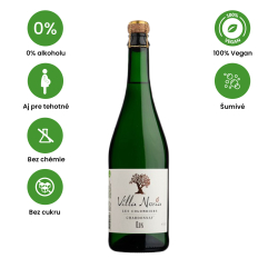 Villa Noria 0% Chardonnay Nealko víno šumivé biele sladké 0,75l