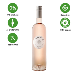 Chavin Zero Rosé 0% suché ružové tiché nealko víno 0,75l