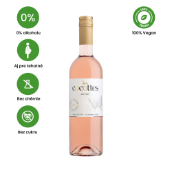 Les Cocottes 0% Rosé Nealkoholické víno ružové polosuché 0,75l