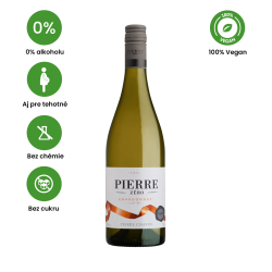 Pierre Zero 0% Chardonnay - nealkoholické víno biele polosladké