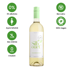 Silhouet 0% Chardonnay - nealkoholické víno biele suché