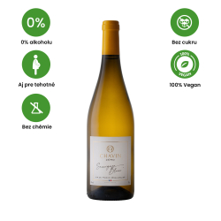 Chavin Zero Sauvignon Blanc 0% suché biele nealko víno 0,75l